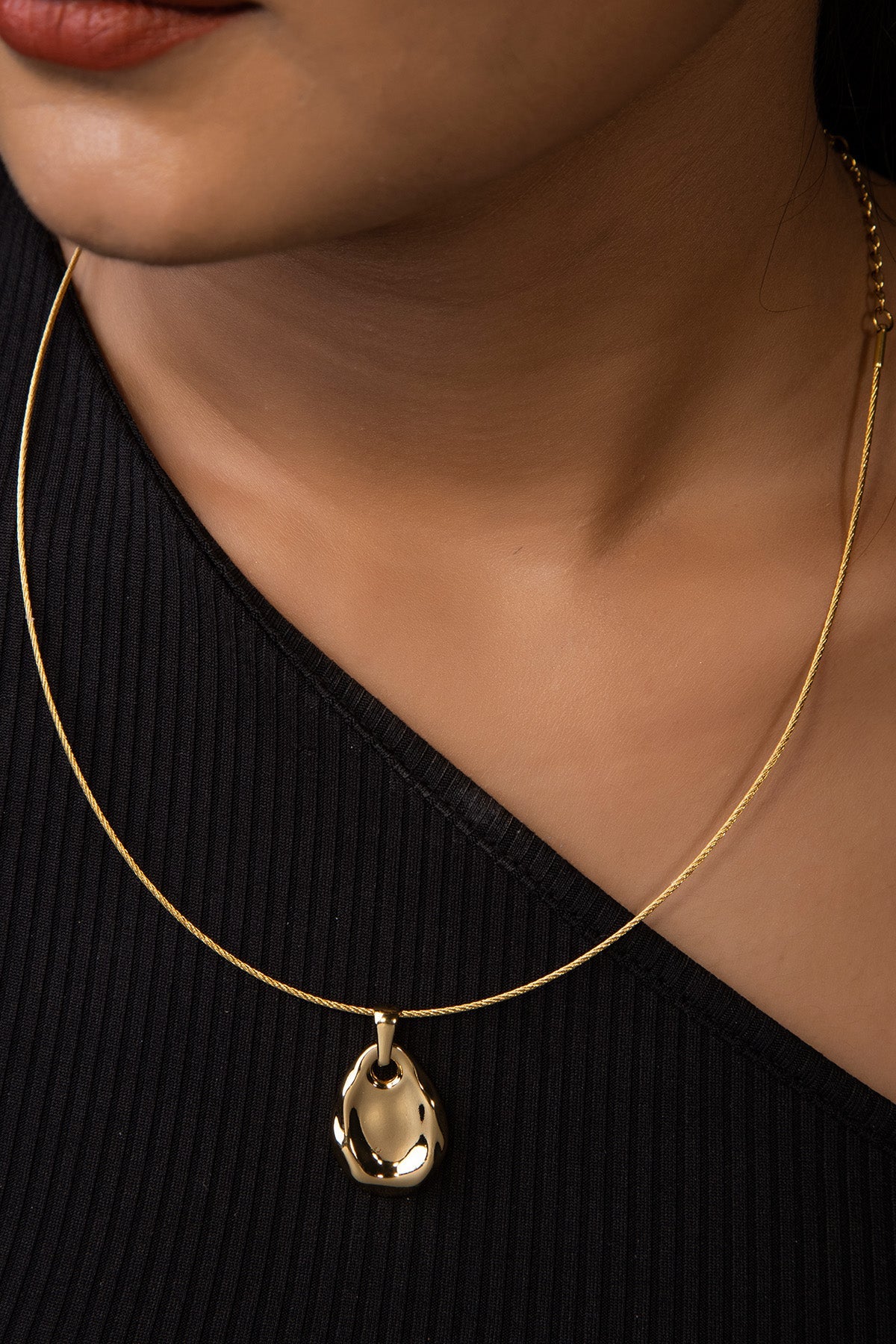 Buy Gold Stone Drop Pendant Set by Beauty Spot Jewellery for Women online at ScrollnShops